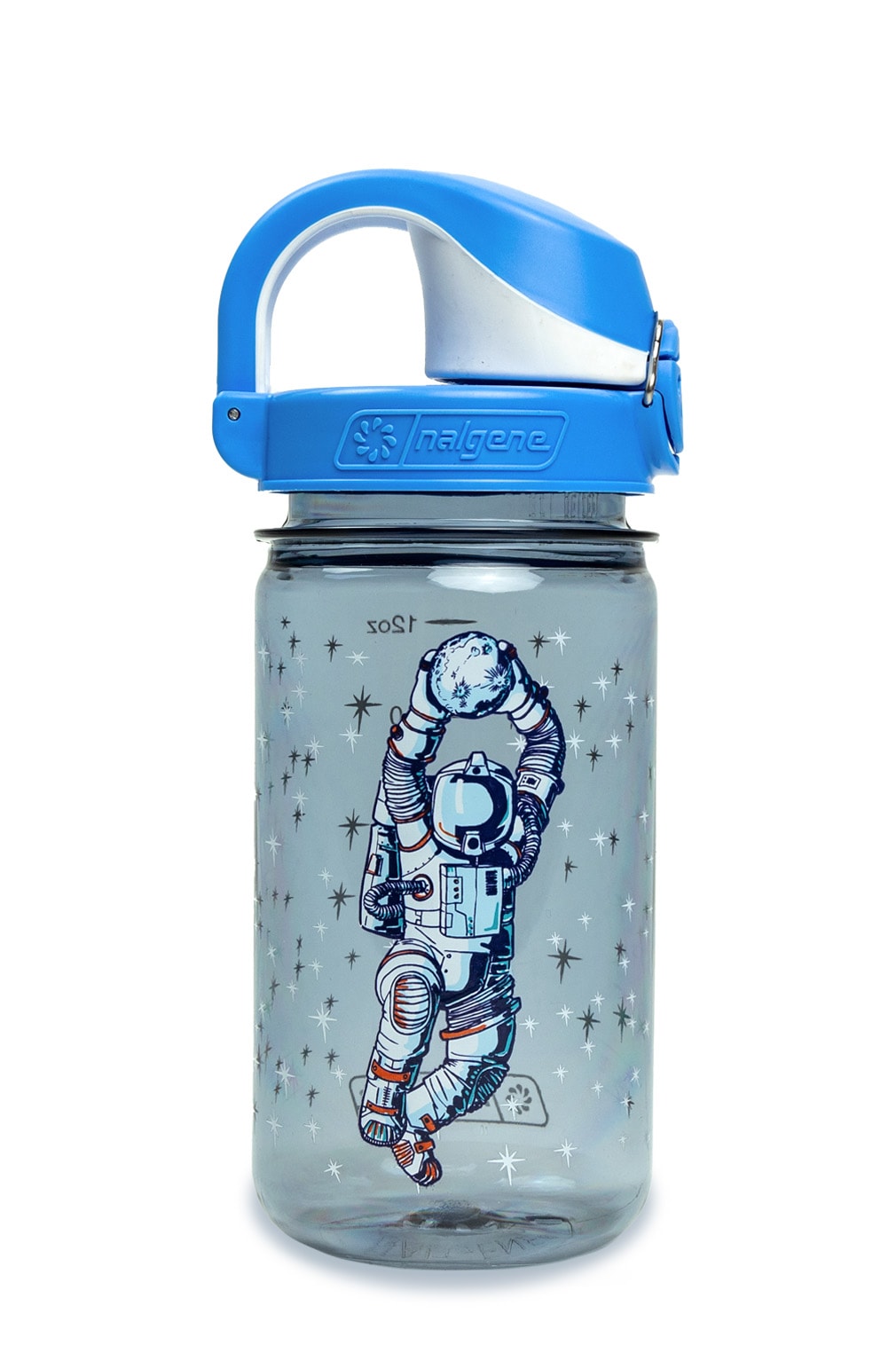 Nalgene product image: 12oz On-The-Fly Kids Lock-Top Bottle with Graphics K5 — 12oz On-The-Fly Kids Lock-Top Bottle with Graphics