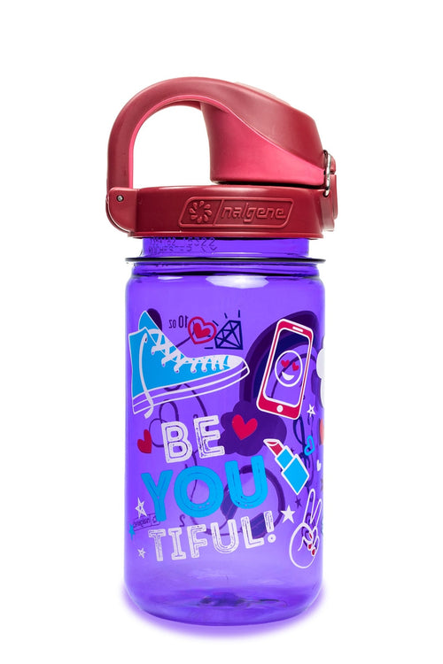 Nalgene product image: 12oz On-The-Fly Kids Lock-Top Bottle with Graphics M5 — 12oz On-The-Fly Kids Lock-Top Bottle with Graphics