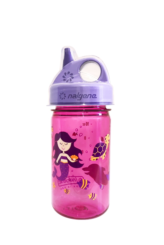 Nalgene product image: 12oz Kids Grip-N-Gulp with Graphics H2 — 12oz Kids Grip-N-Gulp with Graphics