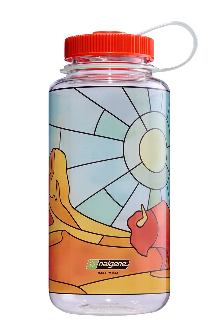 Nalgene product image: 32oz Wide Mouth Stained Glass Print Bottles Y7 — 32oz Wide Mouth Stained Glass Print Bottles