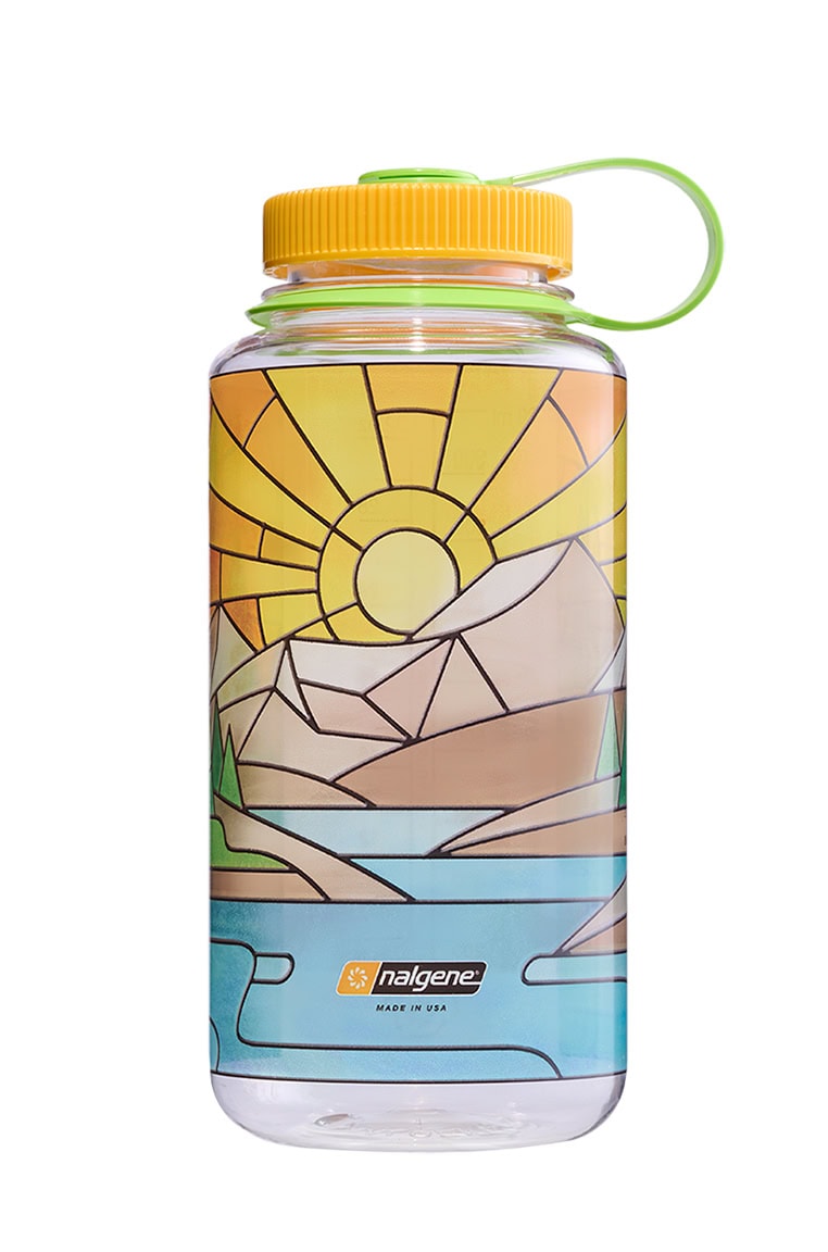 Nalgene product detail: 32oz Wide Mouth Stained Glass Print Bottles Y7 — 32oz Wide Mouth Stained Glass Print Bottles