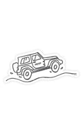 Nalgene product image: SUV Sticker M4 — SUV Sticker