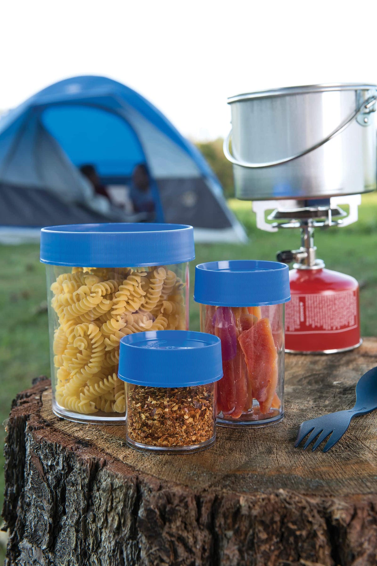 Nalgene product detail: 16oz Storage Jar – Blue Lid A0 — 16oz Storage Jar – Blue Lid
