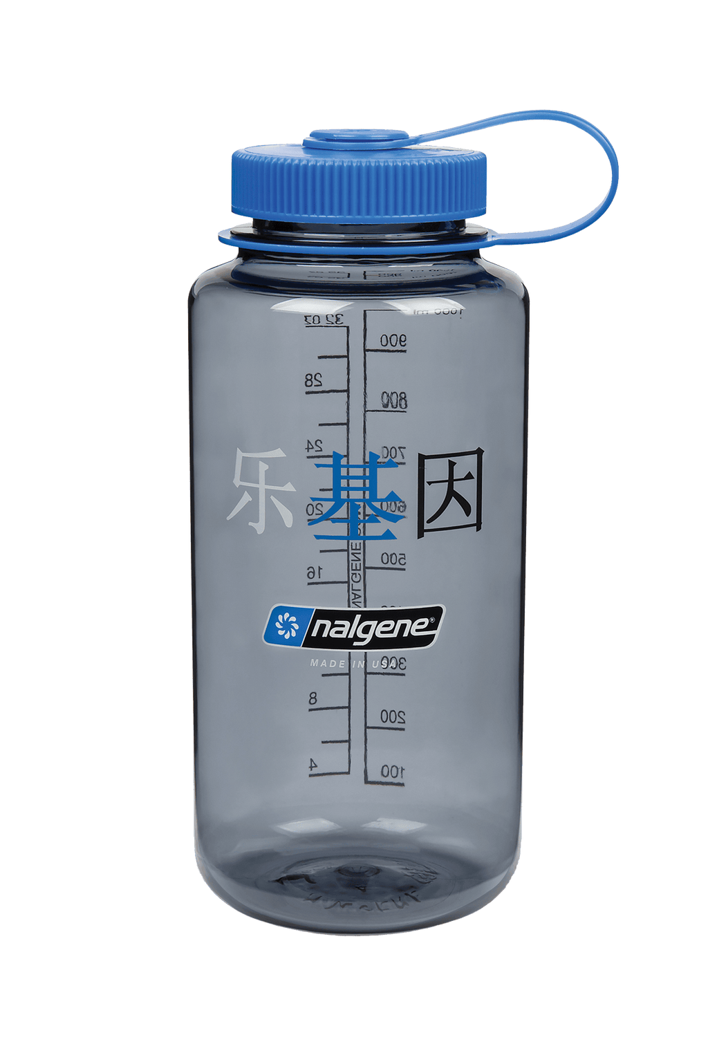 Nalgene product view: 32oz Wide Mouth “Happy Gene” Bottle G7 — 32oz Wide Mouth “Happy Gene” Bottle