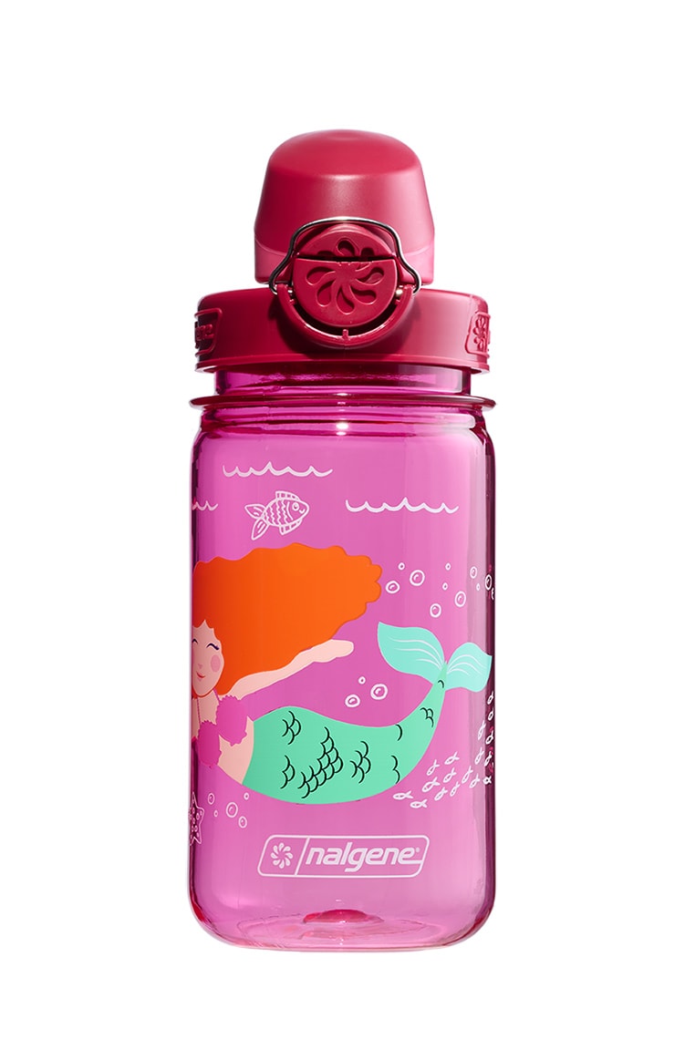 Nalgene product detail: 12oz On-The-Fly Kids Lock-Top Bottle with Graphics K5 — 12oz On-The-Fly Kids Lock-Top Bottle with Graphics
