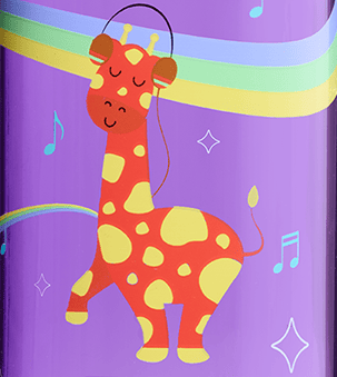 Nalgene product detail: 12oz Kids Grip-N-Gulp with Graphics H2 — 12oz Kids Grip-N-Gulp with Graphics