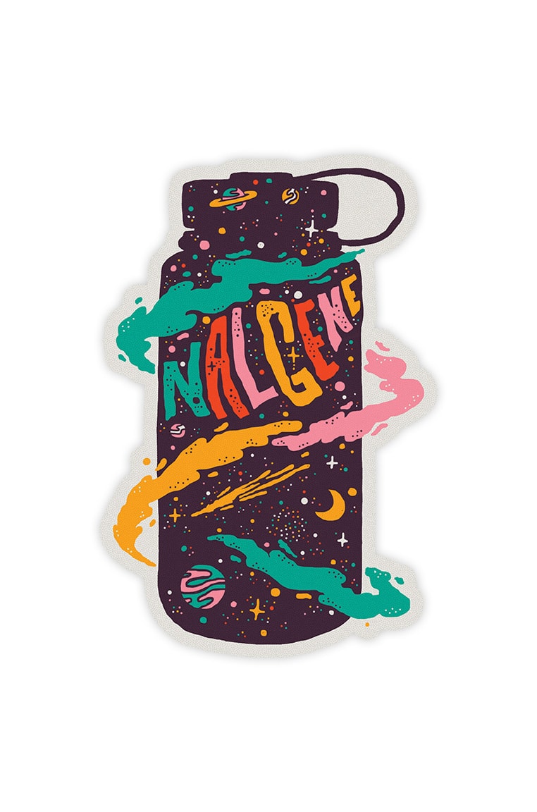Galactic Nalgene Sticker — Galactic Nalgene Sticker J6