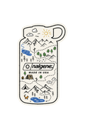 Nalgene Bottle Map Sticker — Nalgene Bottle Map Sticker O0