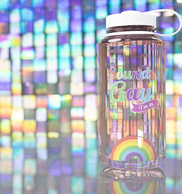 Nalgene product image: 32oz Wide Mouth Pride Bottle L5 — 32oz Wide Mouth Pride Bottle