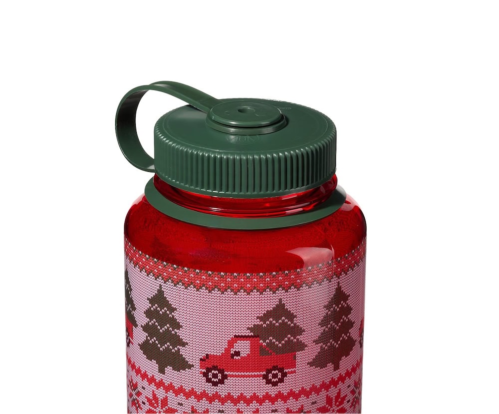 Nalgene product image: 32oz Wide Mouth Ugly Sweater Bottle W8 — 32oz Wide Mouth Ugly Sweater Bottle